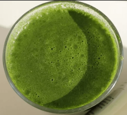 Matcha Slim in a glass