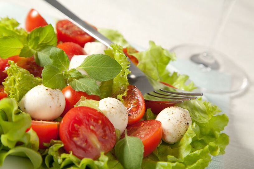 vegetable salad for the ducan diet