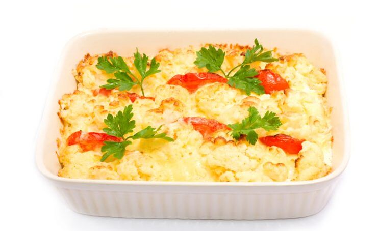 Vegetable casserole - a healthy dish for the deposits of uric acid salts in the body